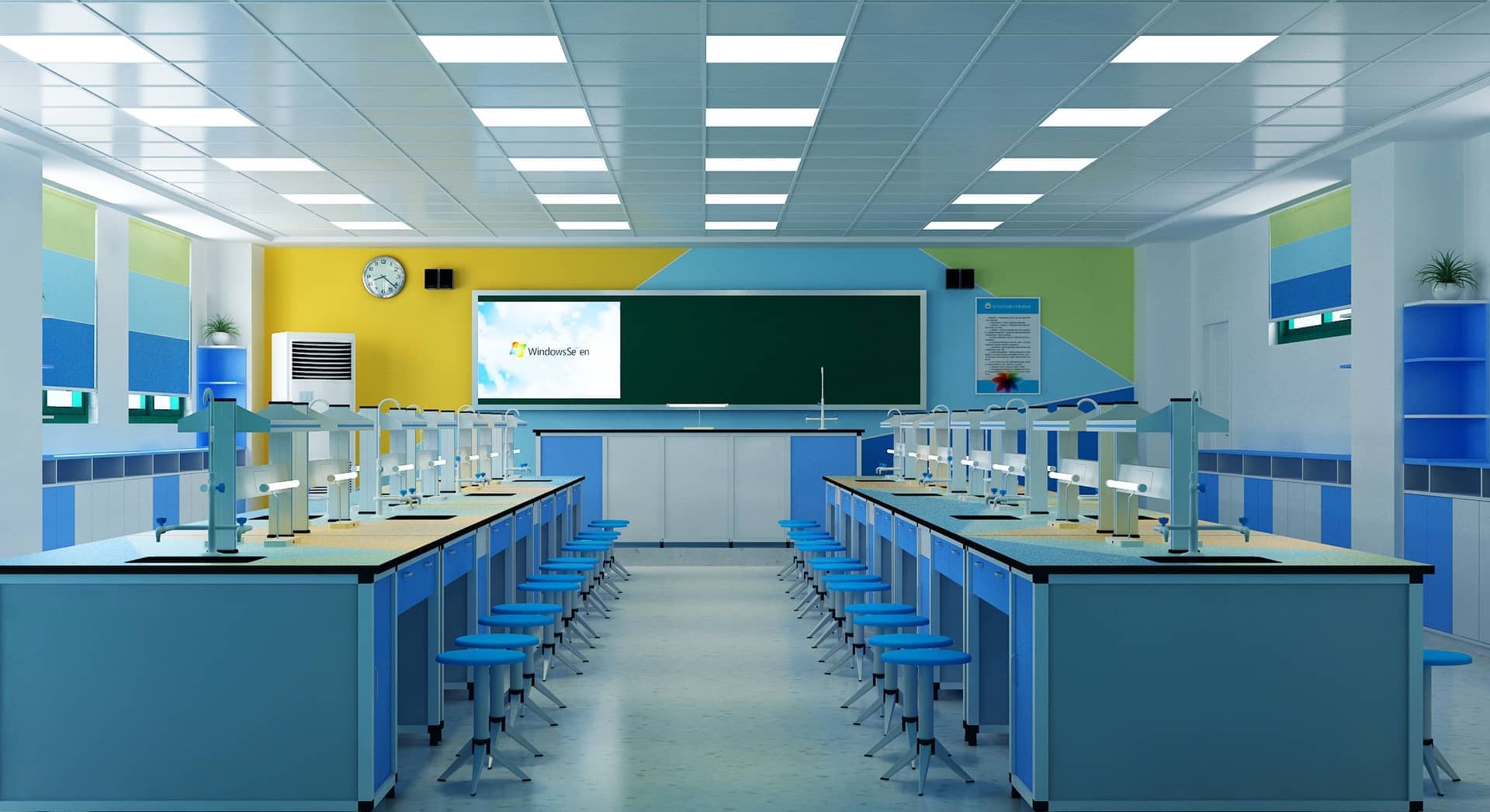 新奇中学各功能实验室